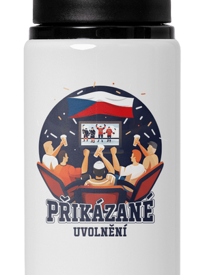 Přikázané uvolnění lahev na vodu White