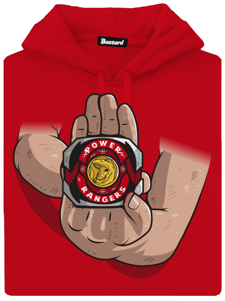 Morfujeme pánská mikina klokanka Red