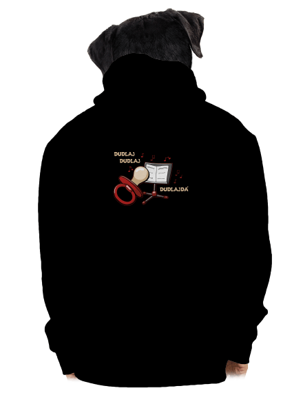 Dudlajdá pánská mikina na zip Black