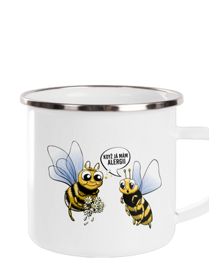 Alergická včelka plecháček White