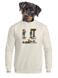 unisex mikina bez kapuce