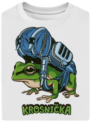 Krosnička unisex tričko oversized White