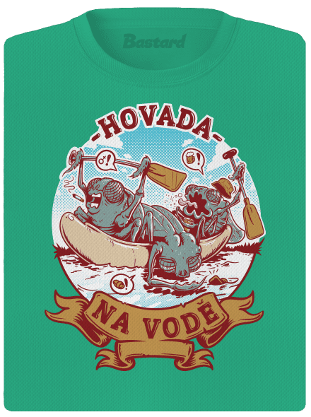 Hovada na vodě dámské sportovní tričko Mint Mal