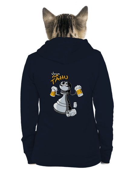 Na tahu dámská mikina na zip Navy Mal