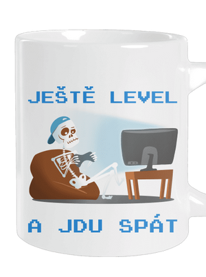 Ještě level velký hrnek White