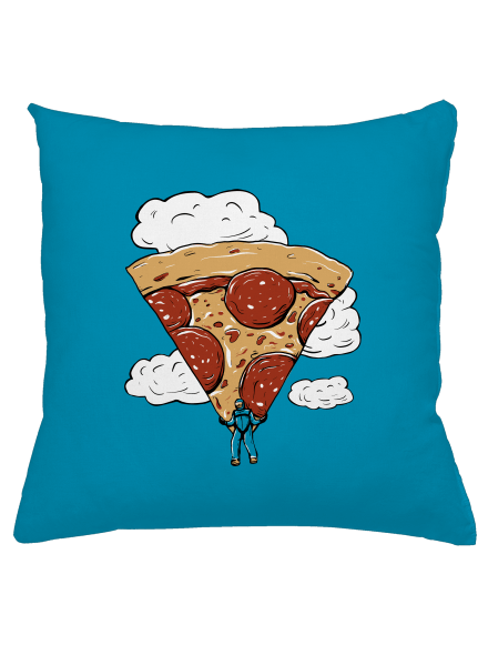 Pizzašutista polštář Blue Turquoise