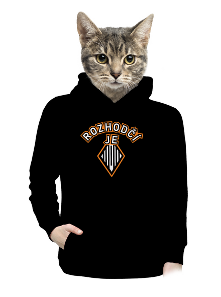 Rozhodčí dámská mikina klokanka Black