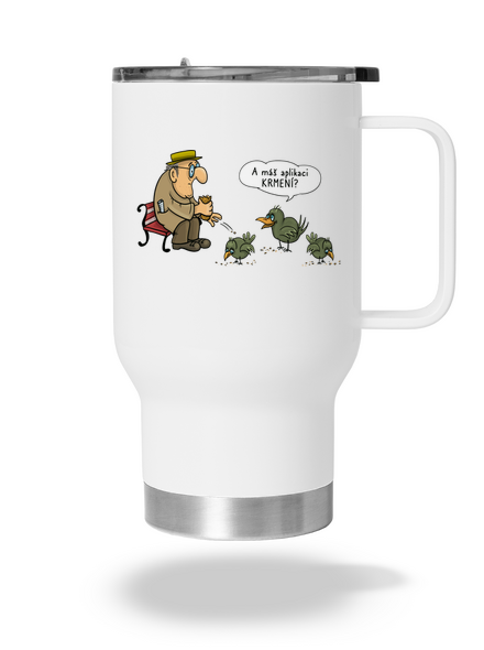 Aplikace Krmení termohrnek White