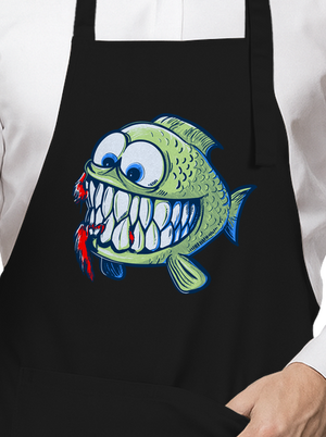 Hladová rybka zástěra Black