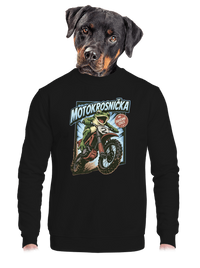 unisex mikina bez kapuce