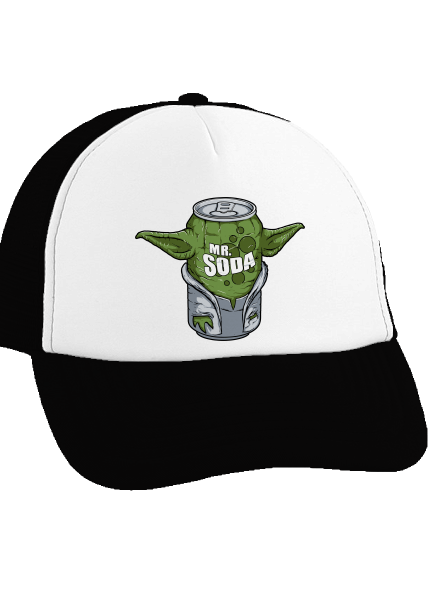Mr. Soda kšiltovka truckerka Black cap