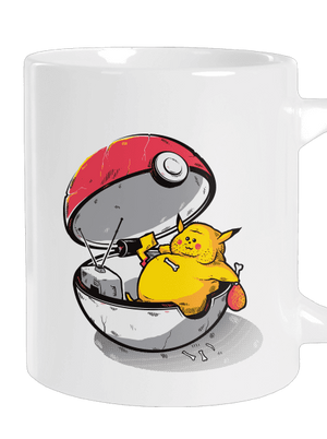 Konec pokémona velký hrnek White