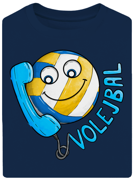 Volejbal unisex tričko oversized Midnight Blue