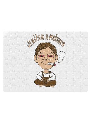 Jeníček a mařenka puzzle White