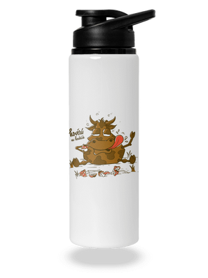 Hovězí na houbách lahev na vodu White