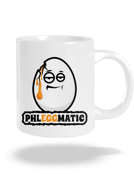 Phleggmatic velký hrnek White