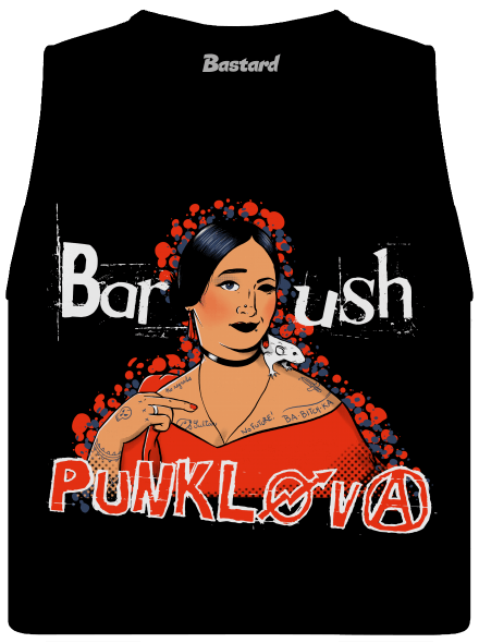 Barush Punklova dámské tílko volné Black