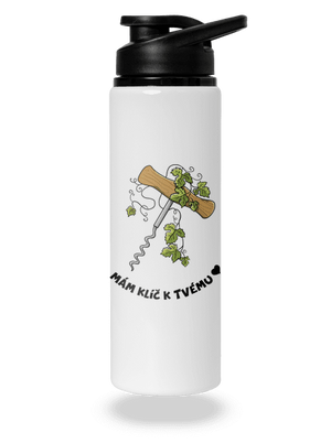 Otevři mé srdce lahev na vodu White