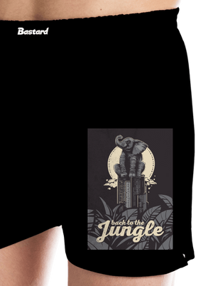 Back to the jungle pánské trenky Black