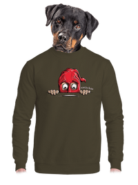 unisex mikina bez kapuce