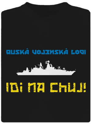 Ukrajina - Lodi idi na chuj dětské sportovní tričko Black