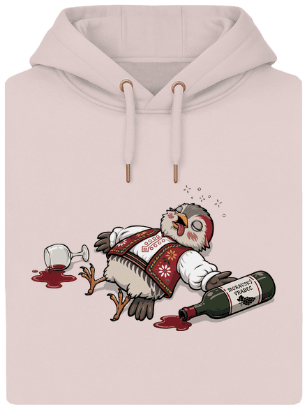 Moravský vrabec 2.0 unisex mikina premium Rose Chalk