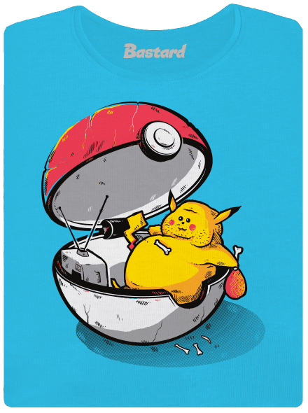 Konec pokémona dámské tričko Blue Atol