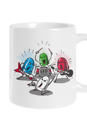 Led Zeppelin klasický hrnek White