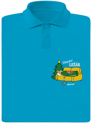 Vánoční ležák pánská polokošile Blue Atol