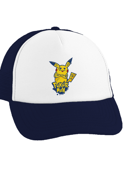 Pokérmon kšiltovka truckerka French Navy cap