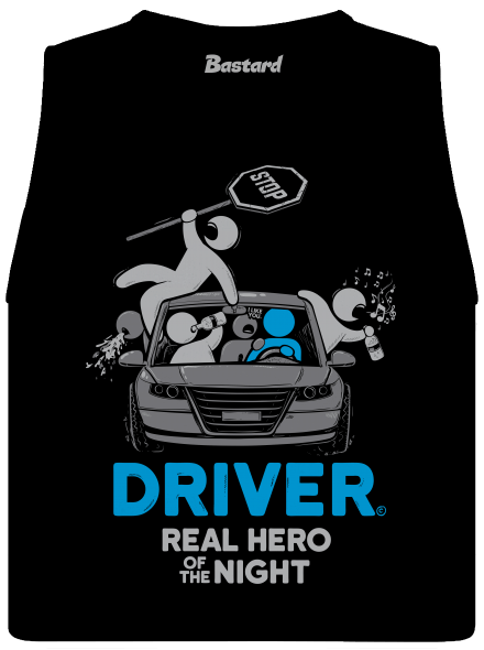 Driver dámské tílko volné Black