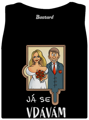 Já se žením/vdávám dámské tílko klasické Black