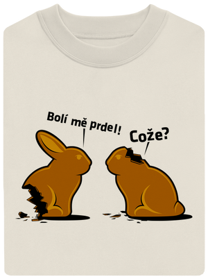 Bolí mě prdel unisex mikina bez kapuce Off White