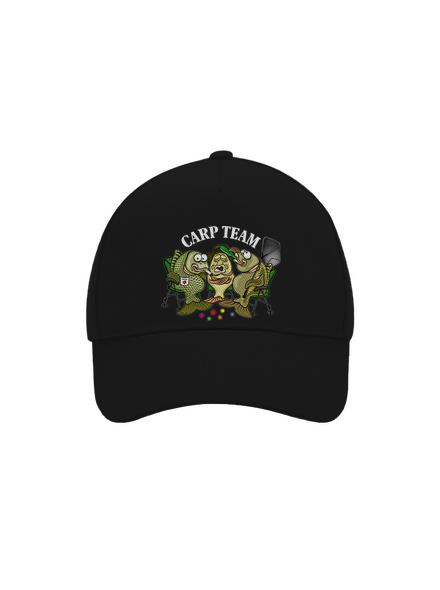 Carp Team kšiltovka baseballka Black