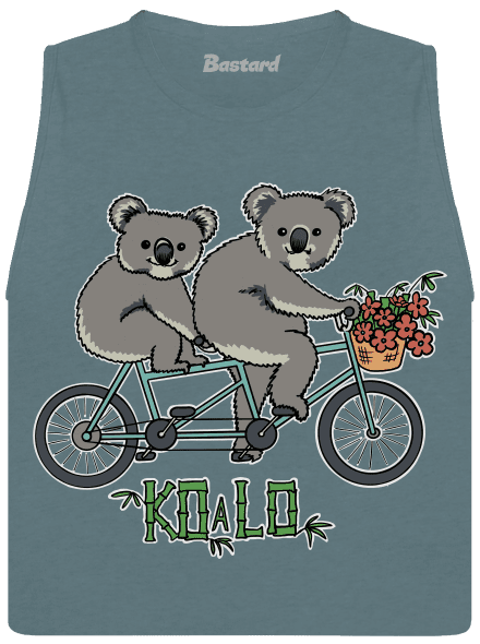 Koalo dámské tílko volné Heather Deep Teal