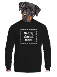 unisex mikina bez kapuce