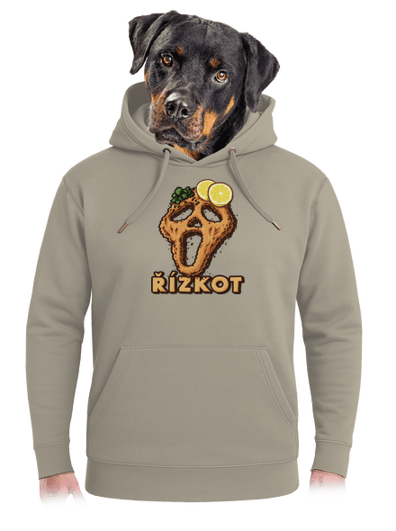 Řízkot unisex mikina premium Pastel Macchiato