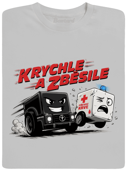 Krychle a zběsile 2.0 pánské tričko Pacific Grey