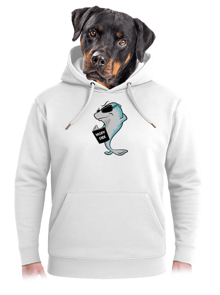 Moby Dick unisex mikina premium Snowwhite