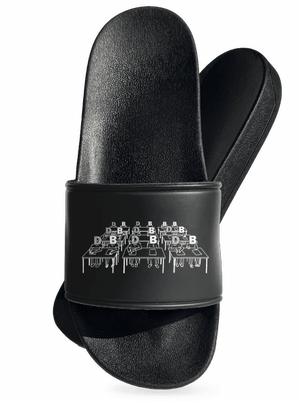 Cimrman: Debil, blbeček pantofle Black