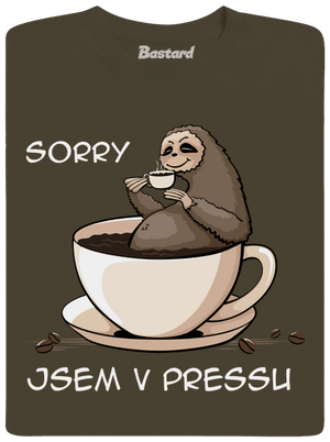 V pressu pánské dlouhý rukáv Urban Khaki