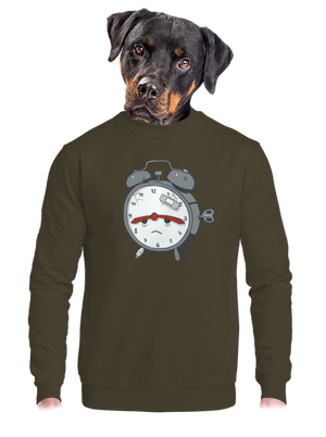 unisex mikina bez kapuce