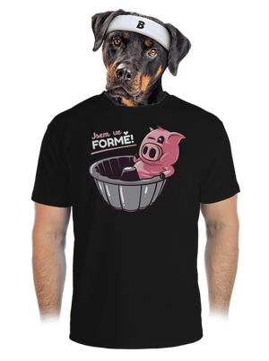 Ve formě pánské sportovní tričko Black