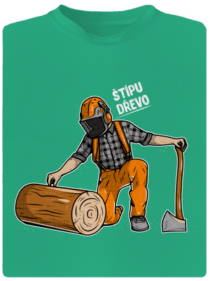 Dřevorubec pánské sportovní tričko Mint Mal