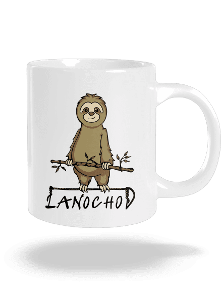 Lanochod velký hrnek White
