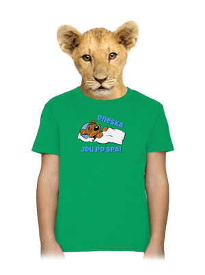 Dneska jdu po spa dětské tričko Kelly Green