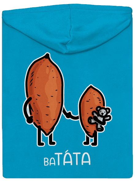 Batáta dámská mikina na zip Blue Atol