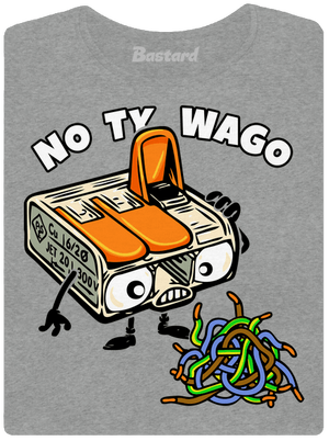 Wago svorka dámské tričko Dark Gray Melange