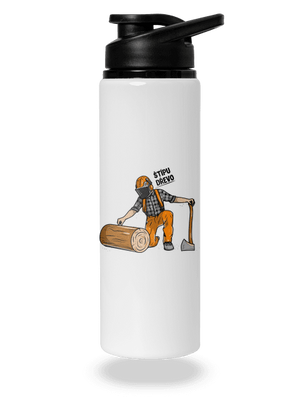 Dřevorubec lahev na vodu White