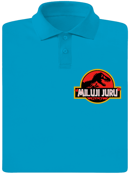 Miluji Juru pánská polokošile Blue Atol